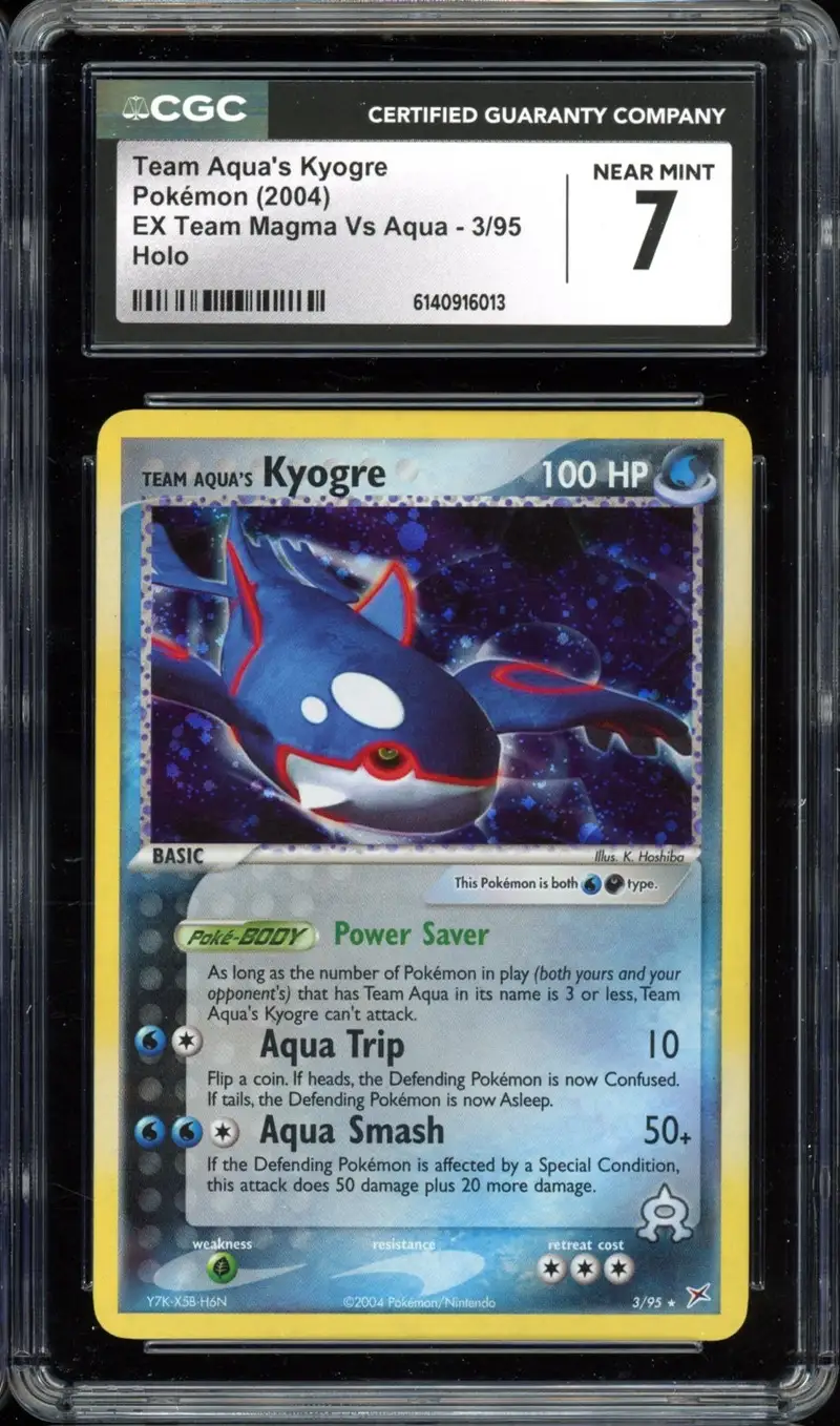 CGC 7 Team Aqua's Kyogre Holo