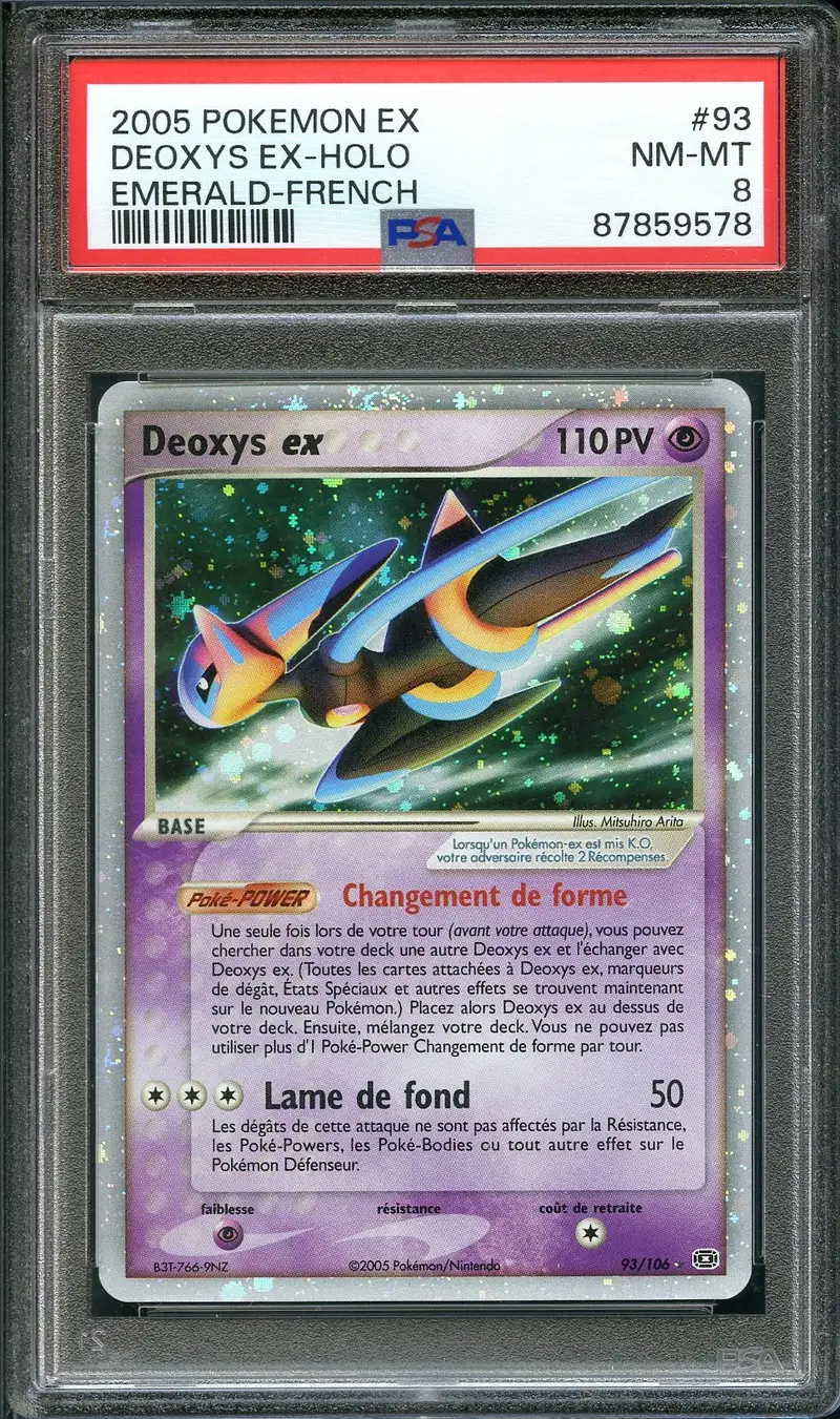 PSA 8 Deoxys Ex