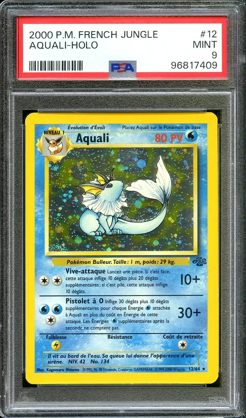 PSA 9 Aquali Holo