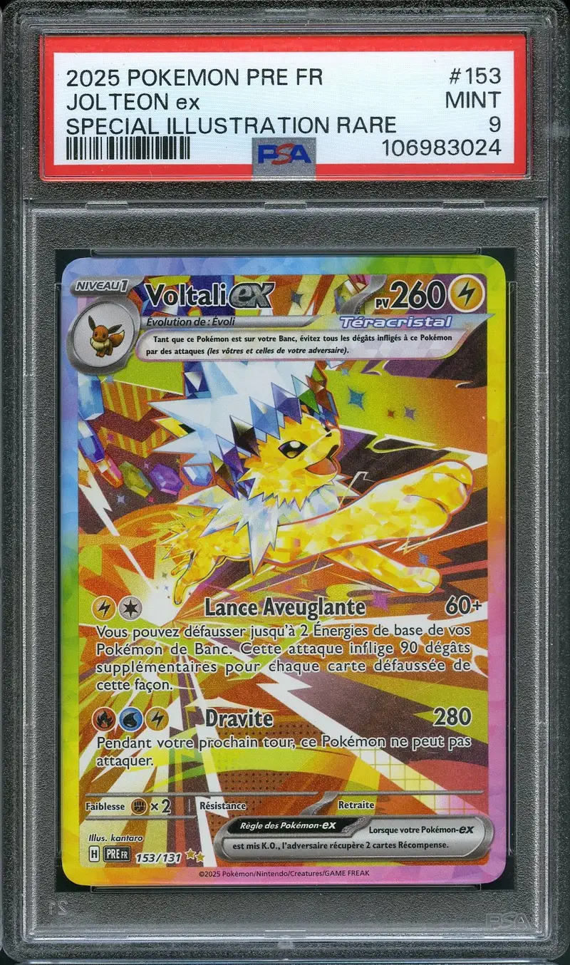 PSA 9 Voltali Ex