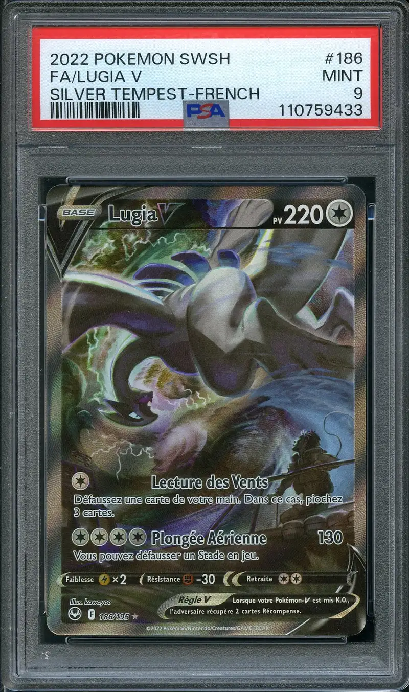 PSA 9 Lugia V