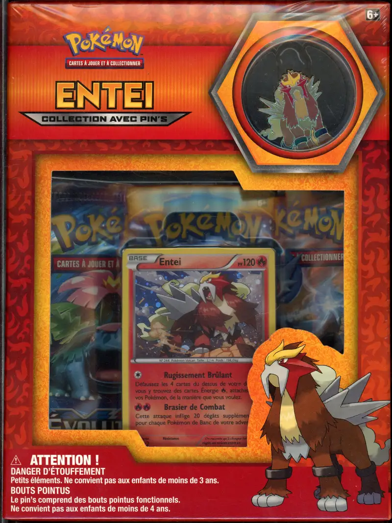 Coffret Collection avec Pin's Entei