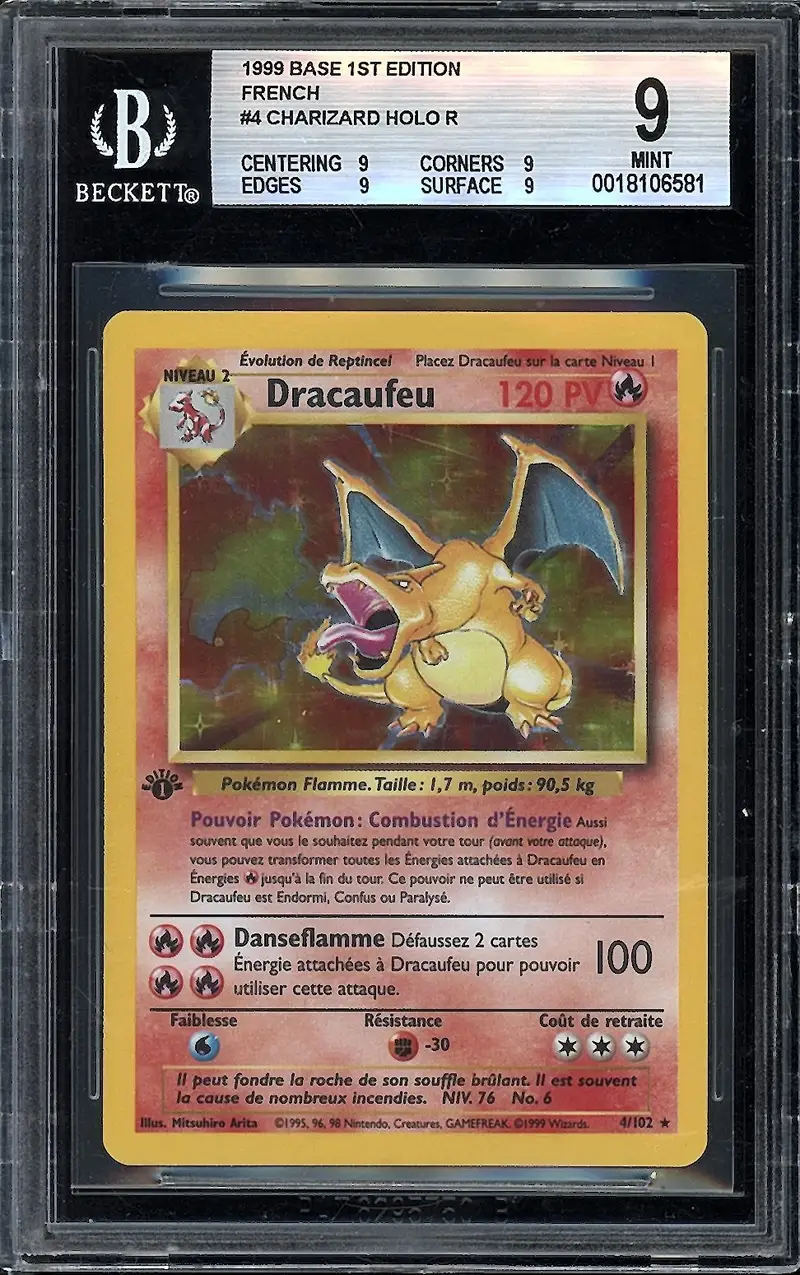 BGS 9 Dracaufeu Holo
