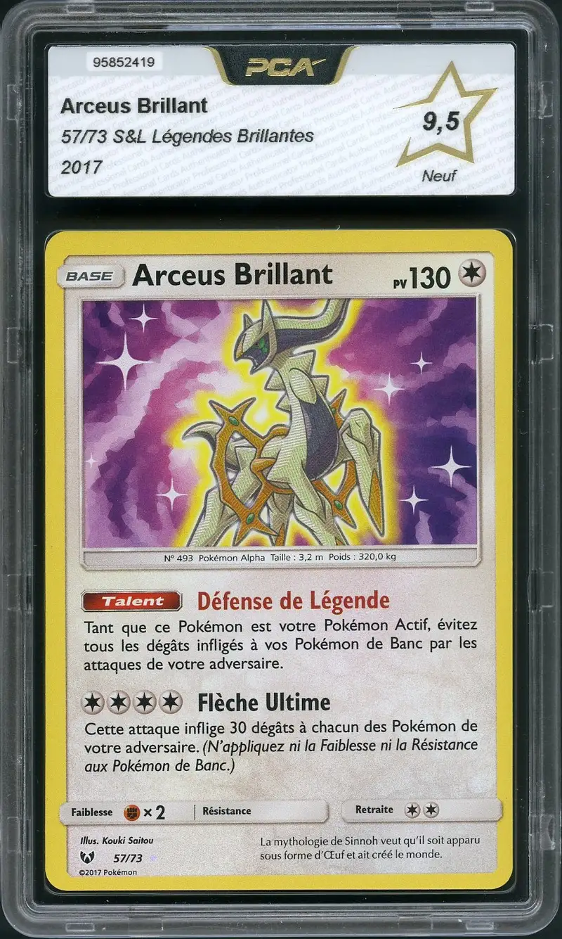 PCA 9.5 Arceus Brillant