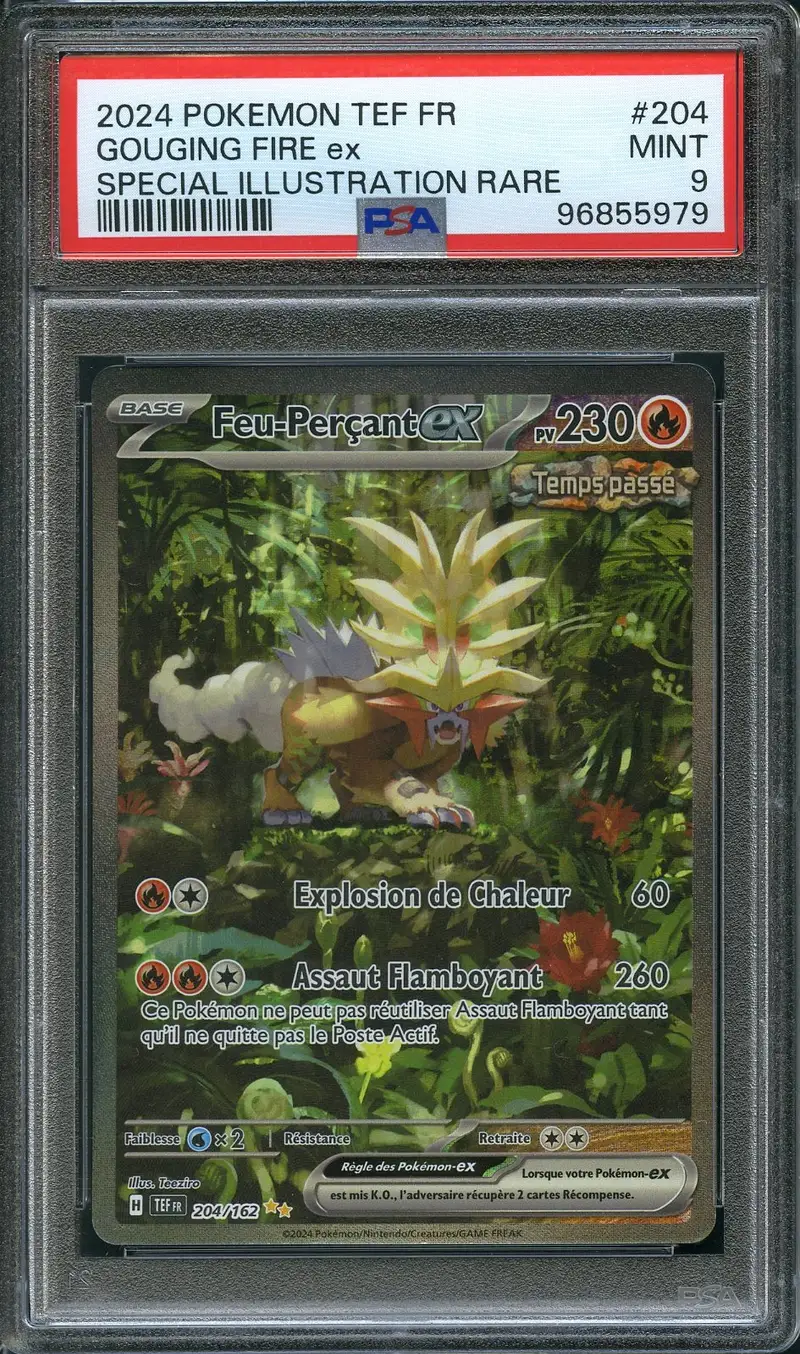 PSA 9 Feu-Perçant Ex