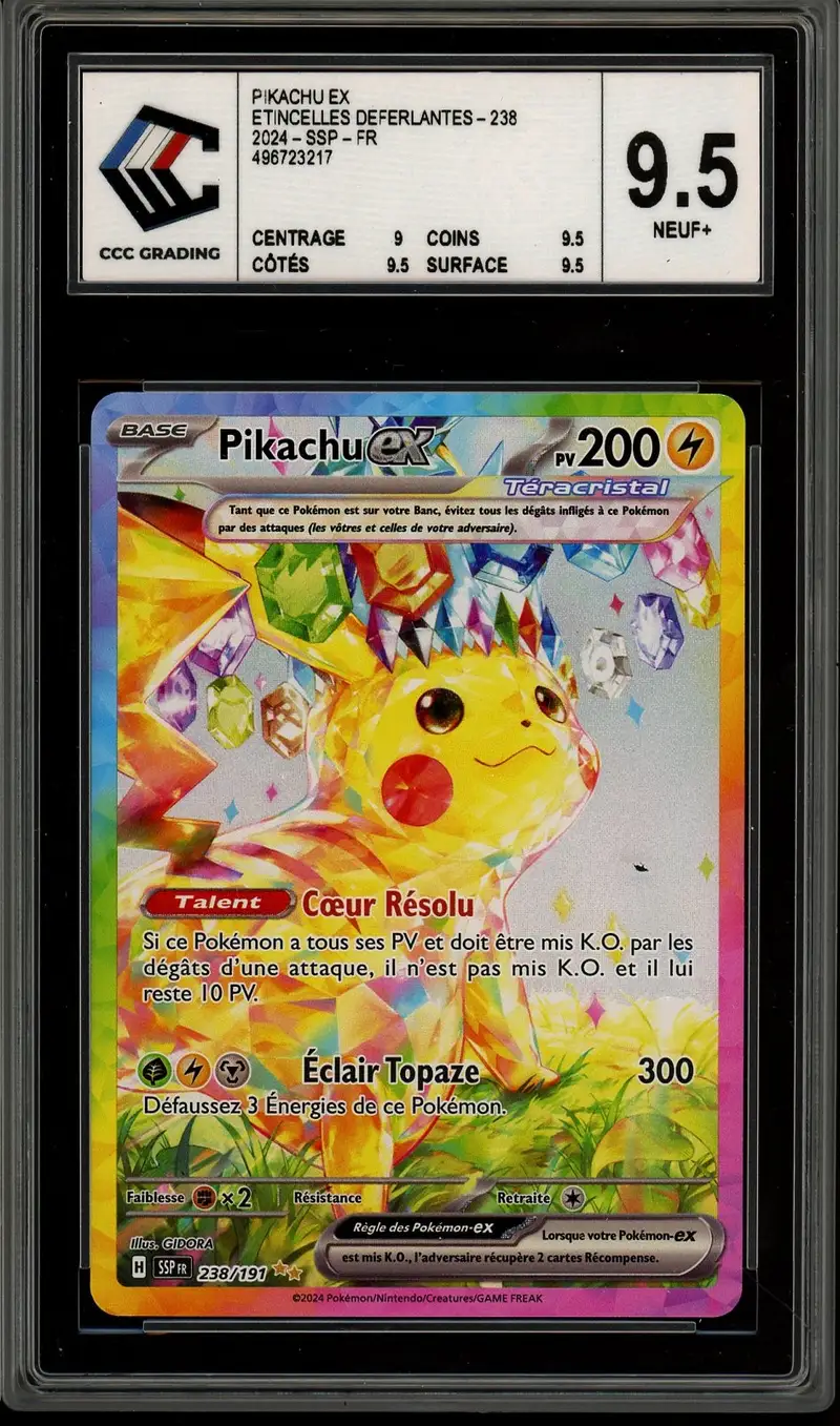 CCC 9.5 Pikachu Ex