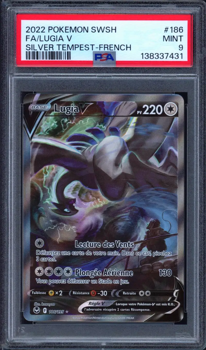 PSA 9 Lugia V