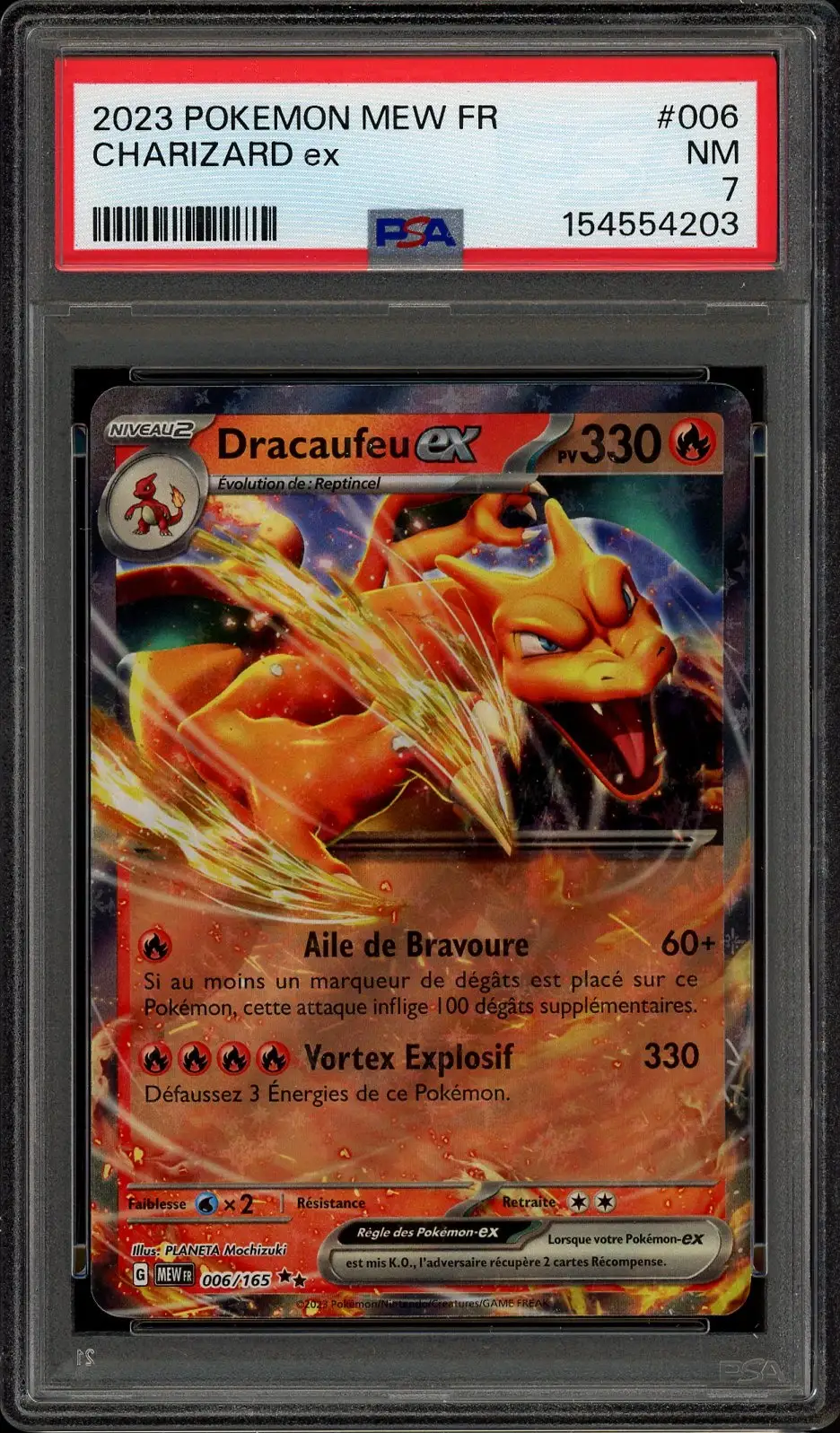PSA 7 Dracaufeu Ex