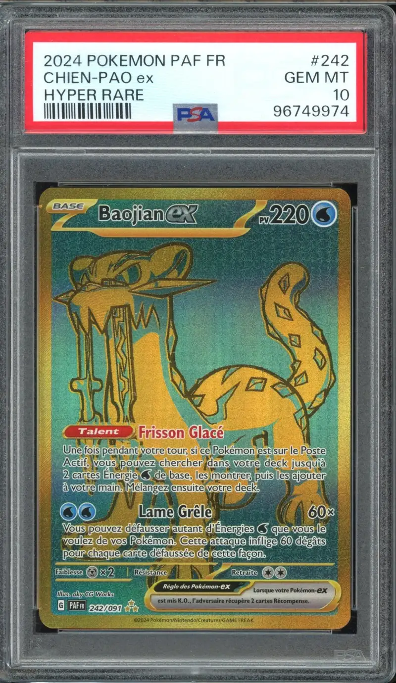 PSA 10 Baojian Ex Gold