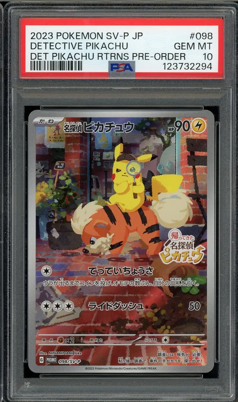 PSA 10 Detective Pikachu