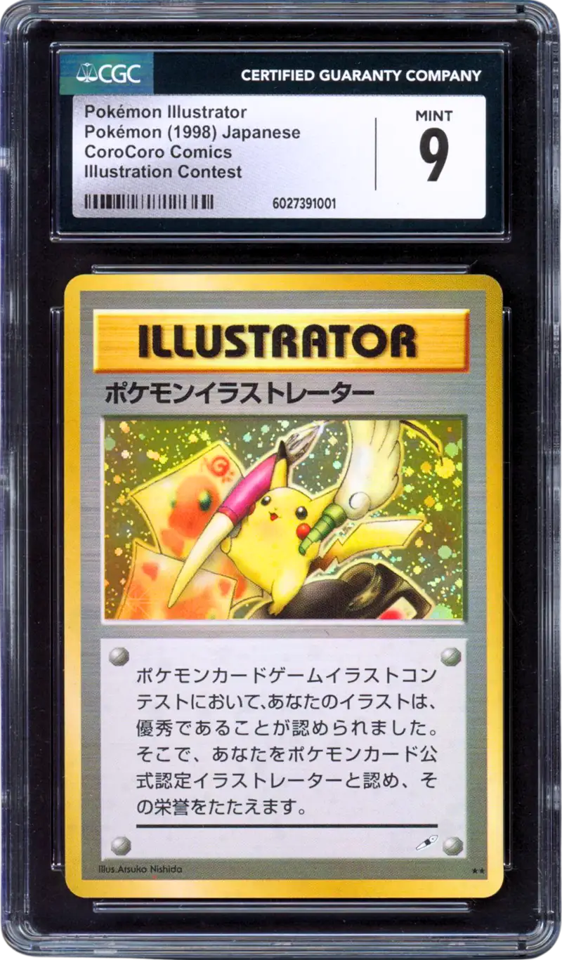 CGC 9 Pikachu Illustrator