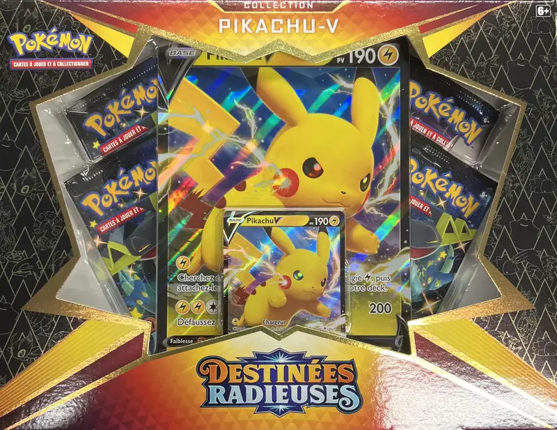 Coffret EB4.5 Destinées Radieuses Pikachu V