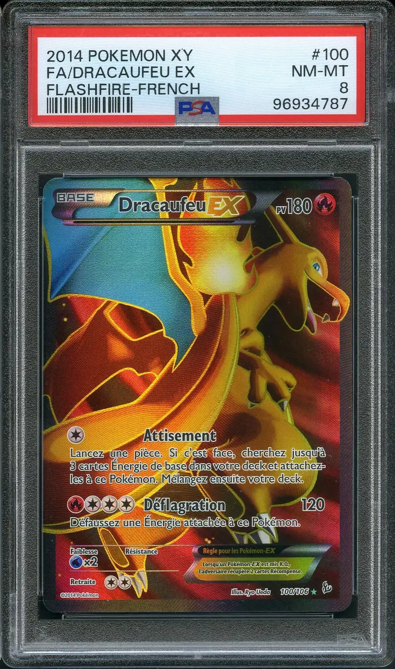 PSA 8 Dracaufeu Ex