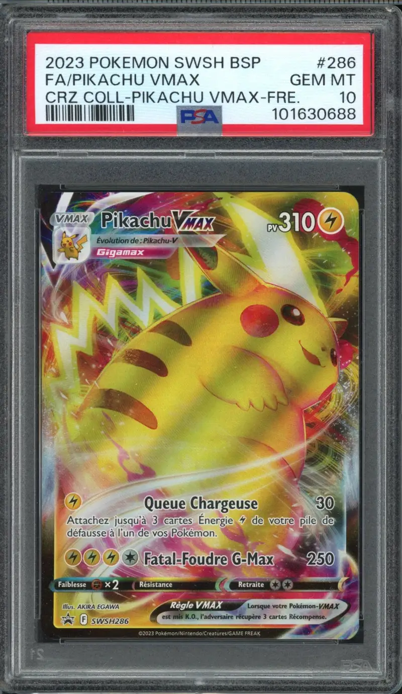 PSA 10 Pikachu VMax