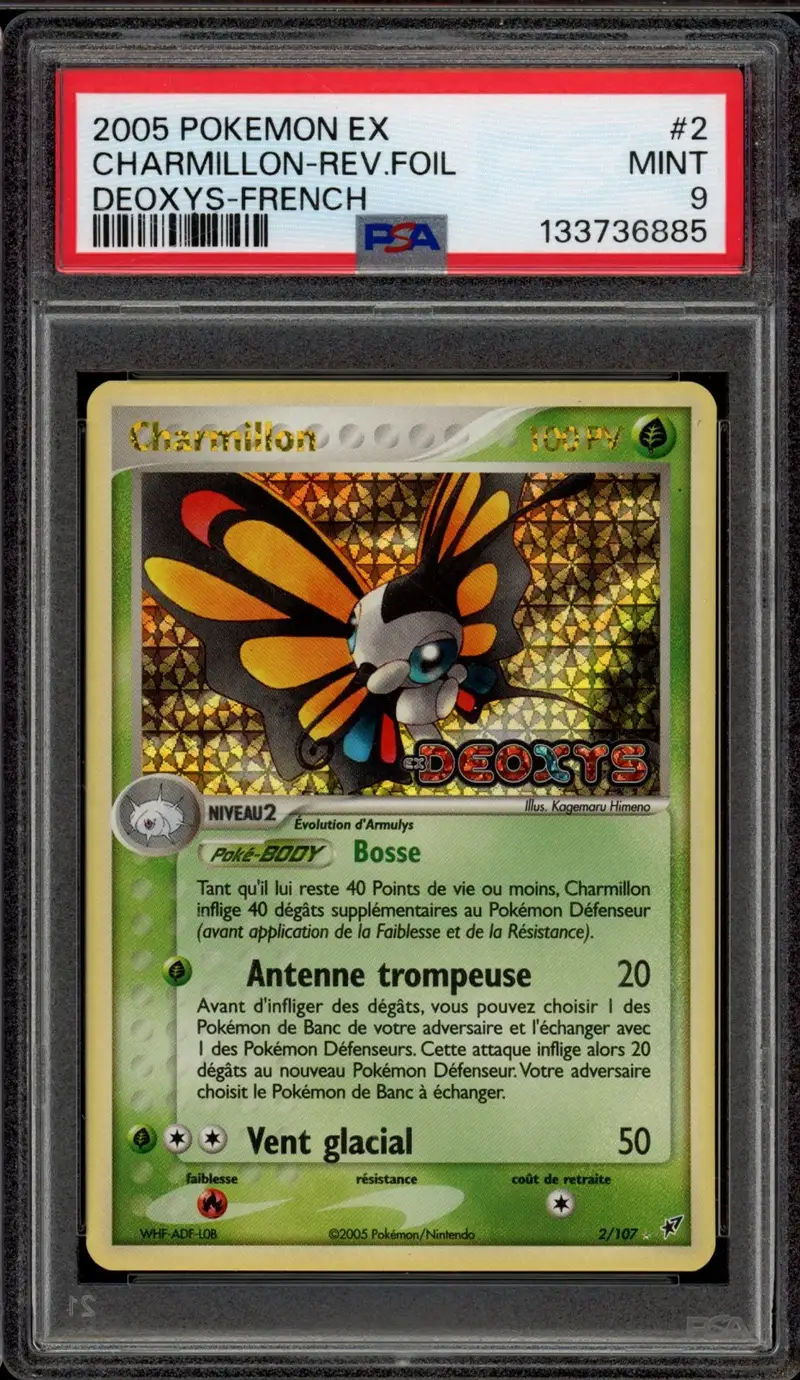 PSA 9 Charmillon Holo Reverse