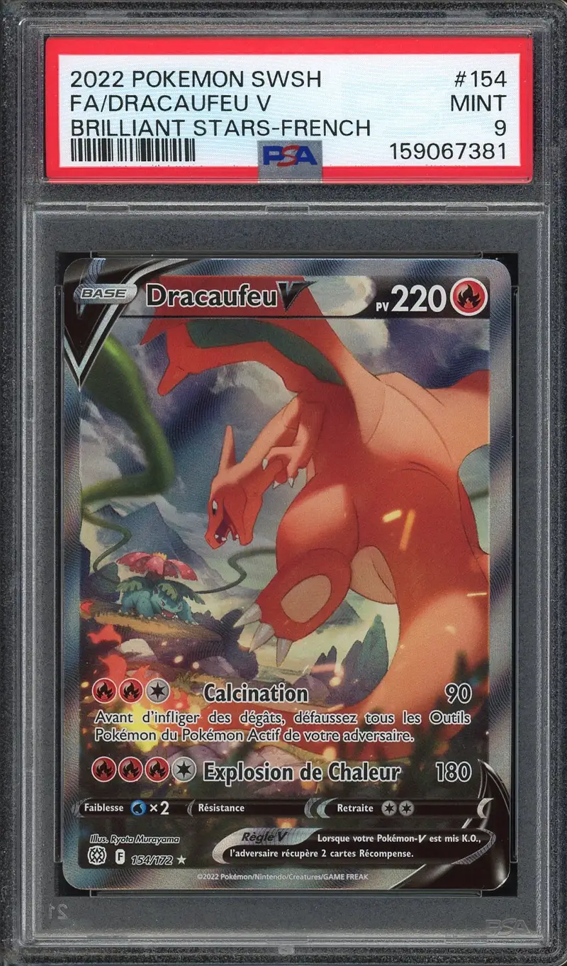 PSA 9 Dracaufeu V