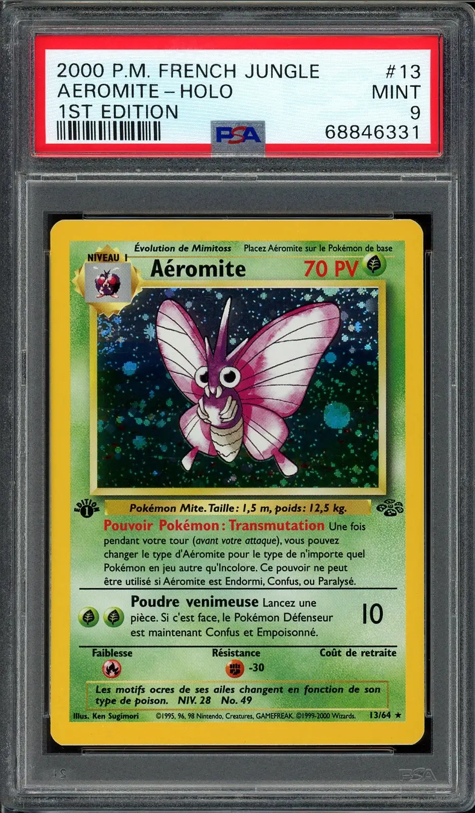 PSA 9 Aéromite Holo