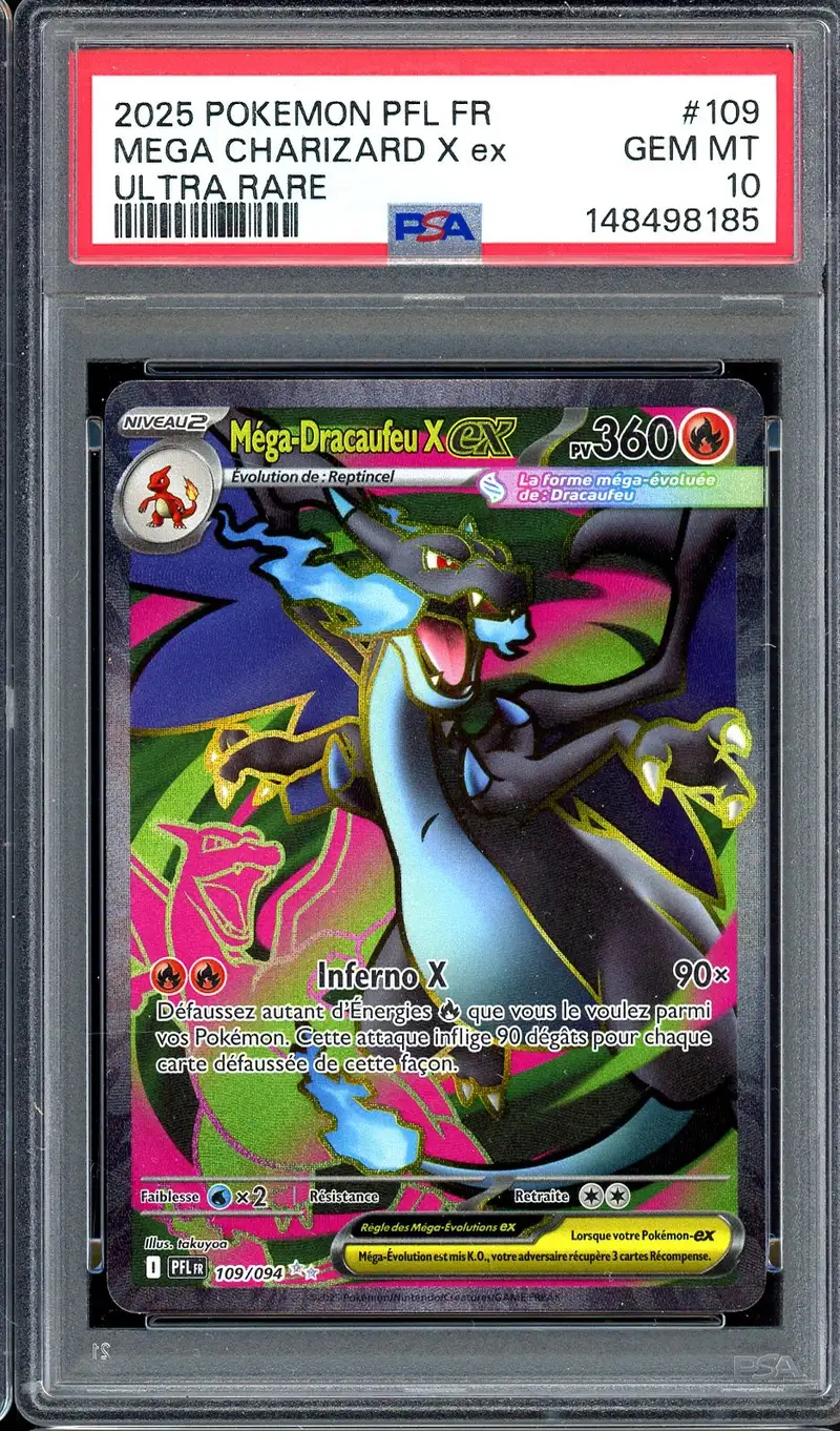 PSA 10 Méga-Dracaufeu X Ex