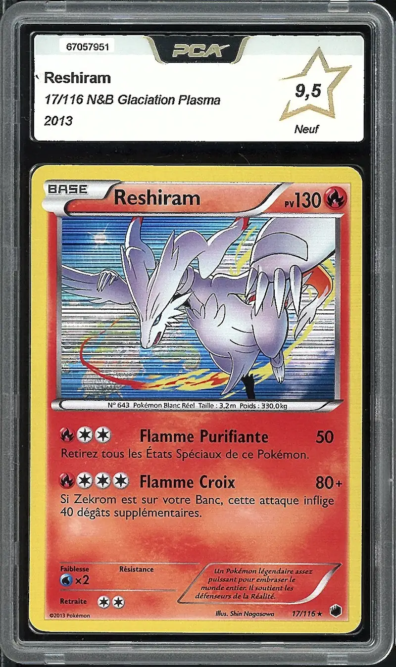 PCA 9.5 Reshiram Holo