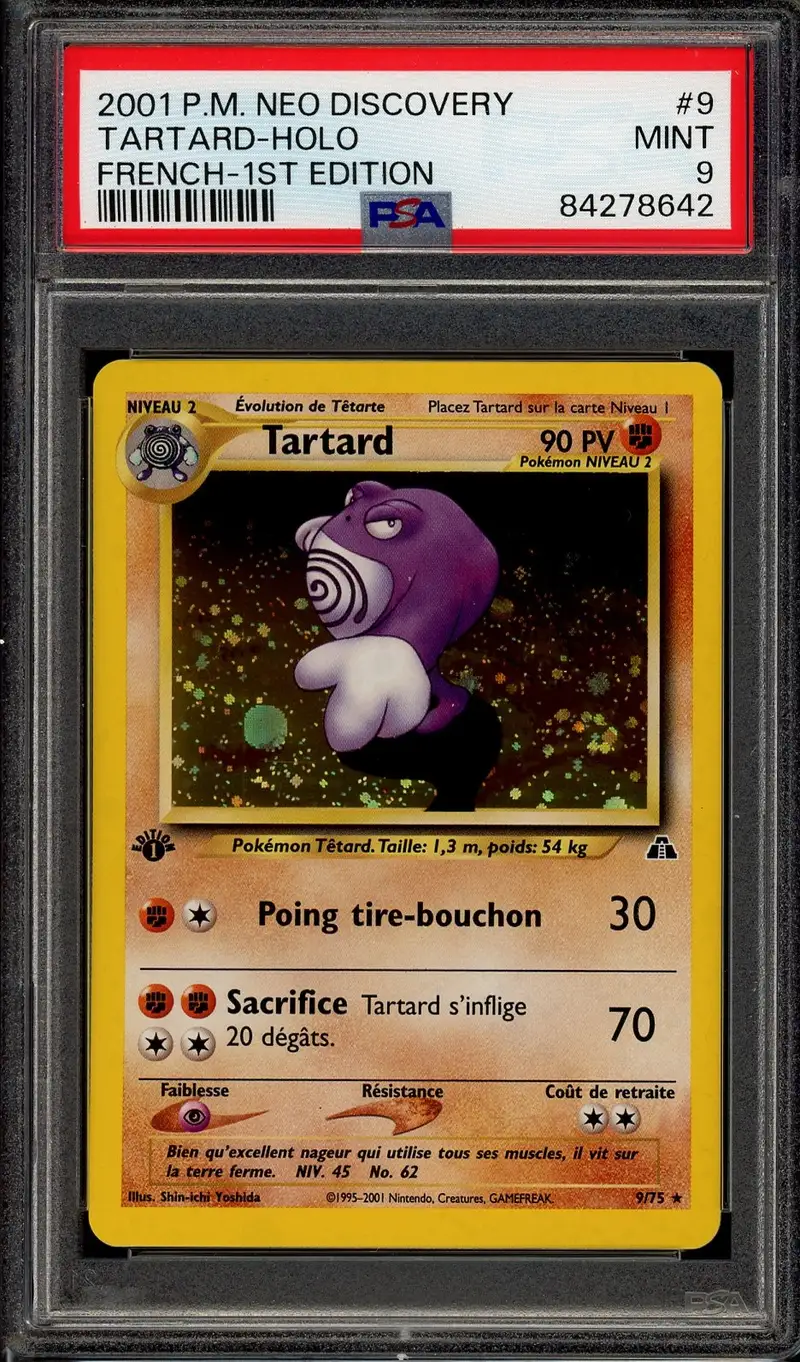 PSA 9 Tartard Holo