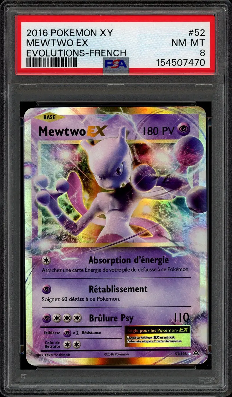PSA 8 Mewtwo Ex