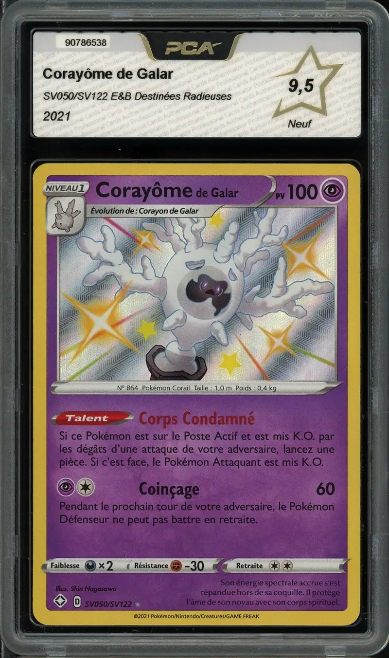 PCA 9.5 Corayôme de Galar Holo Shiny