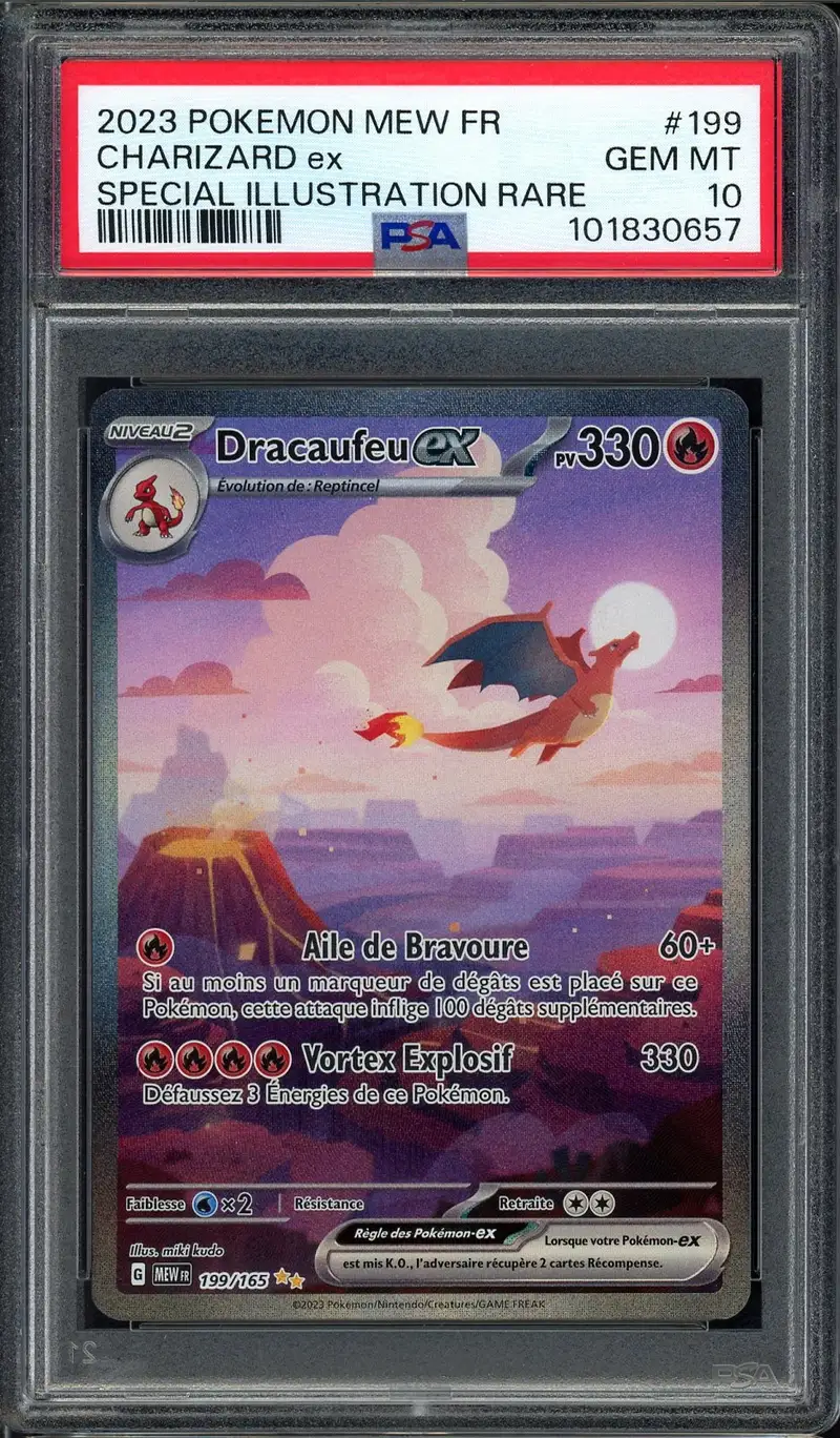 PSA 10 Dracaufeu Ex