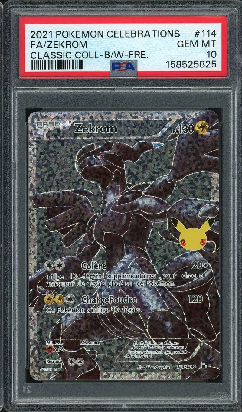 PSA 10 Zekrom