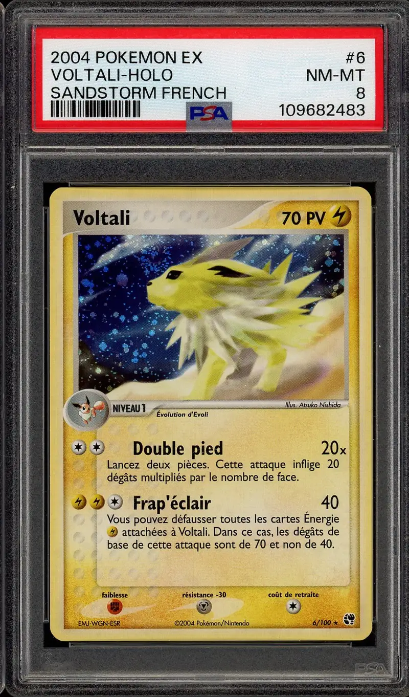 PSA 8 Voltali Holo
