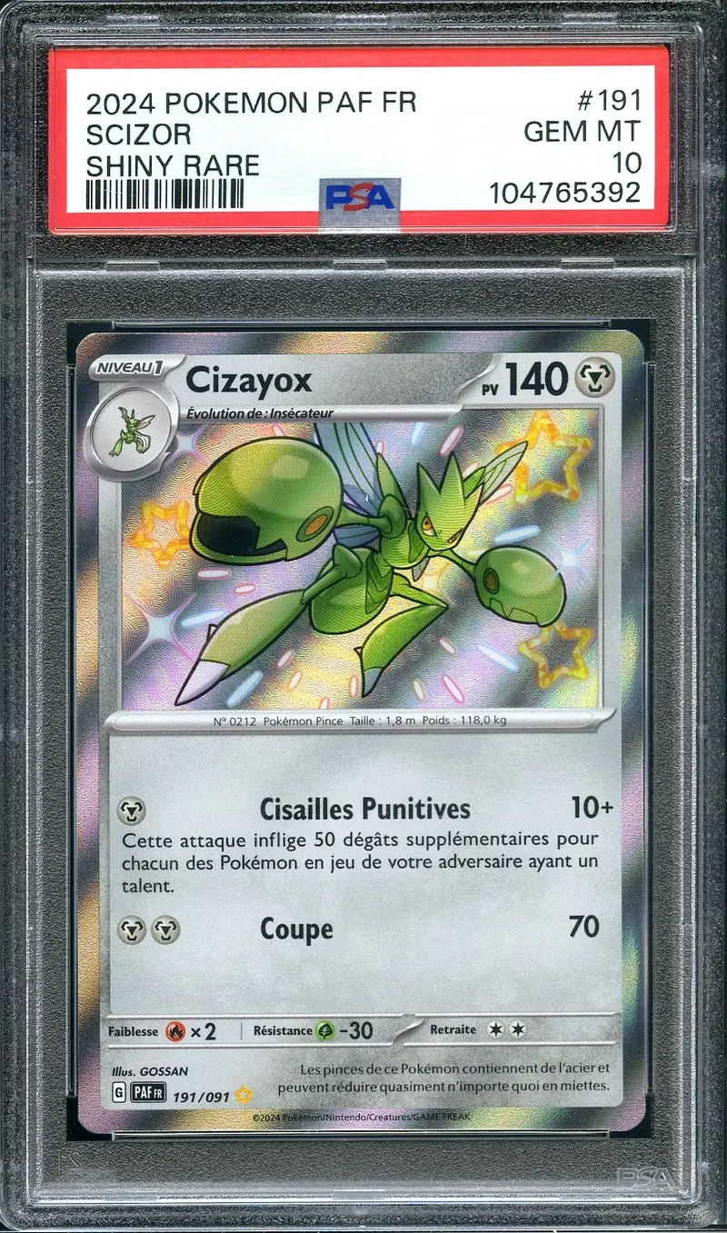 PSA 10 Cizayox Shiny