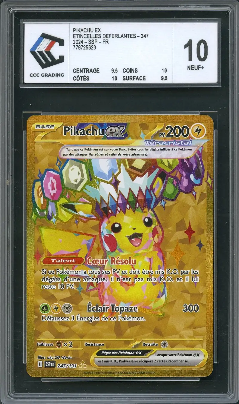 CCC 10 Pikachu Ex Gold
