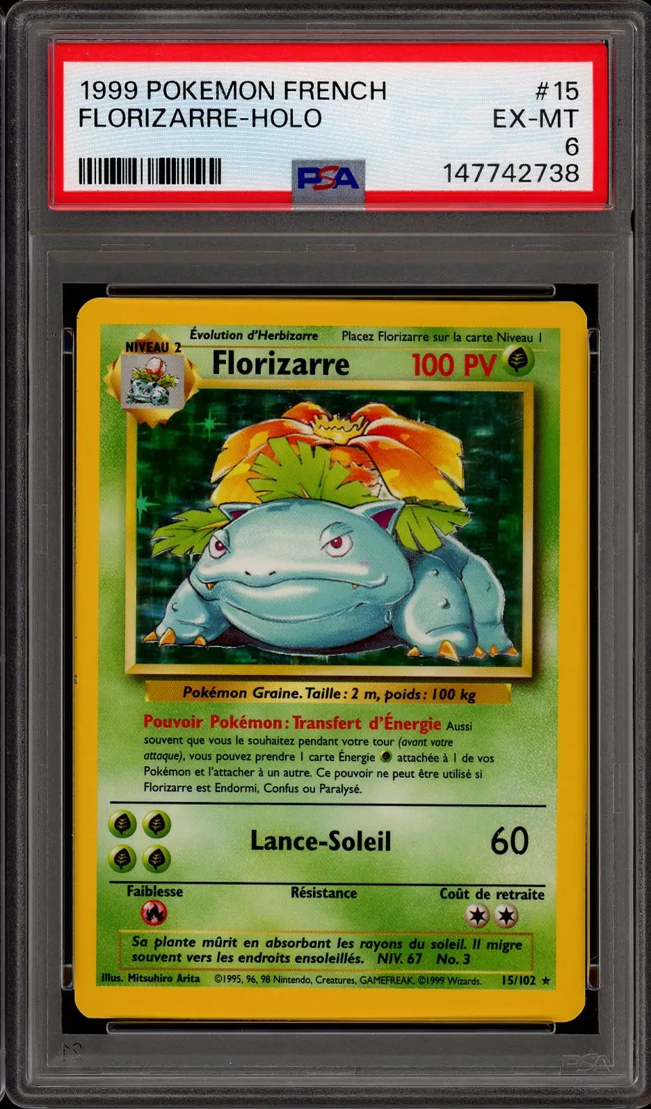 PSA 6 Florizarre Holo