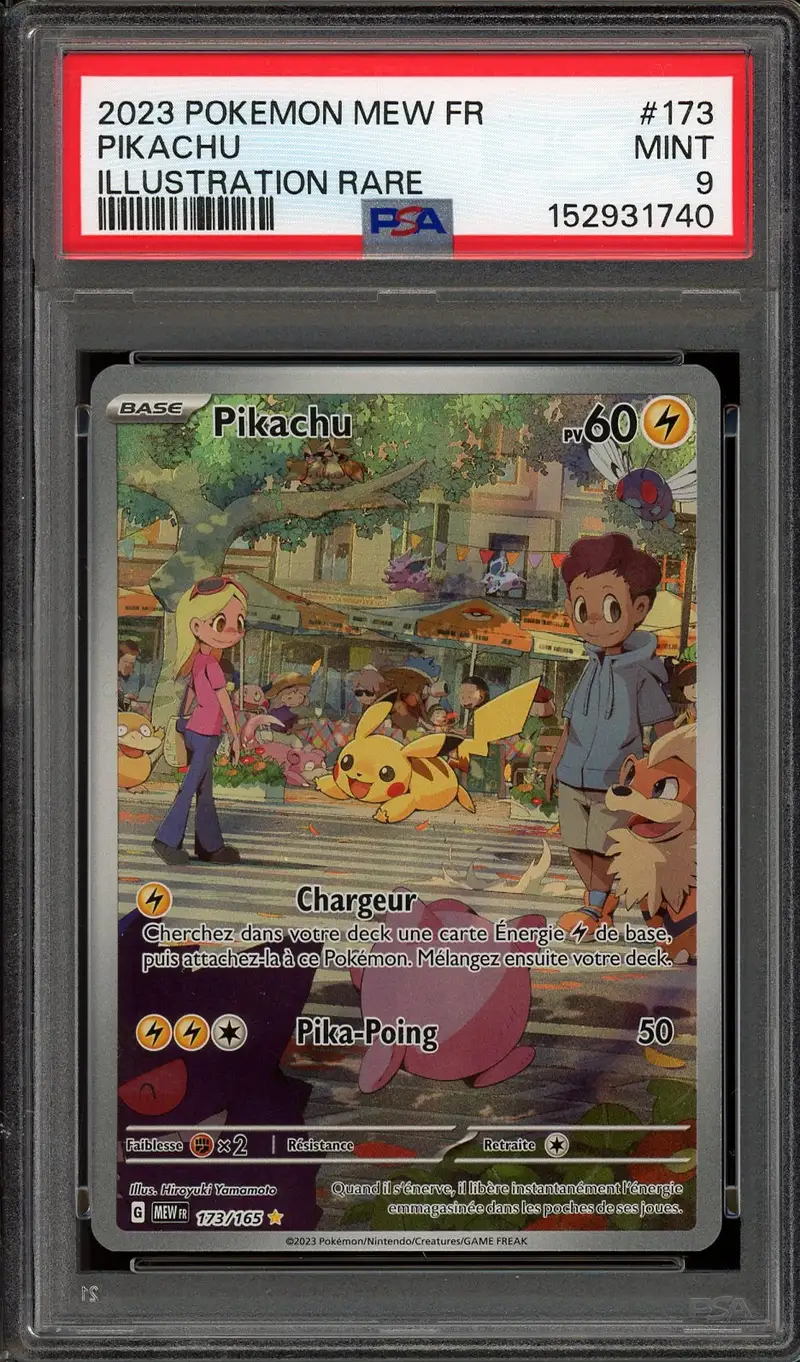 PSA 9 Pikachu