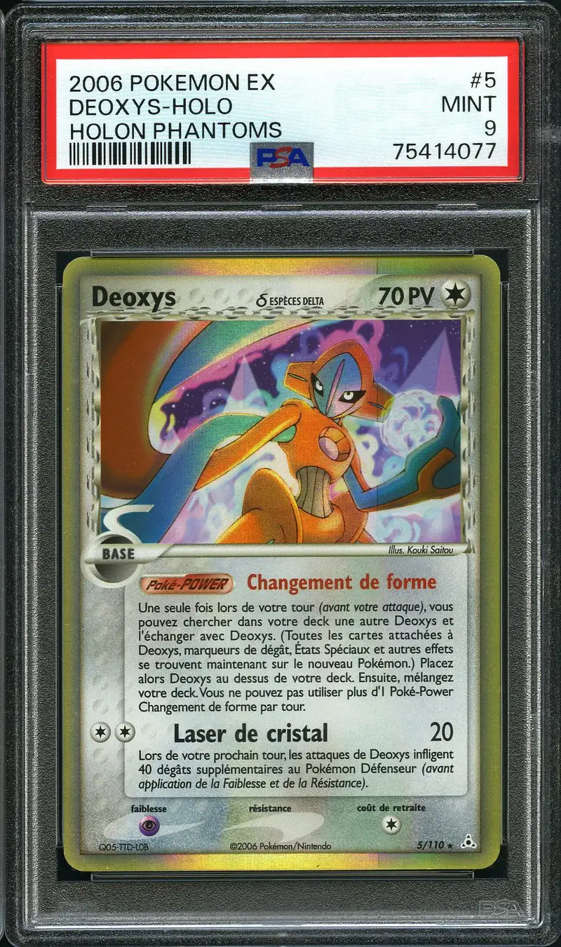 PSA 9 Deoxys Holo