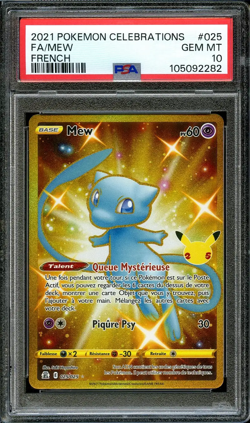 PSA 10 Mew Gold