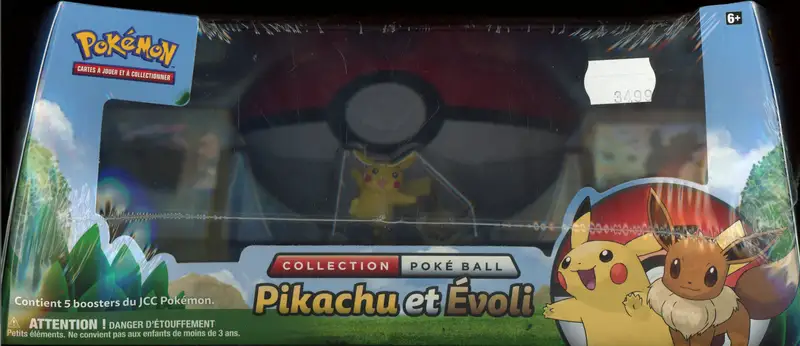 Coffret Collection Pokéball Pikachu et Evoli