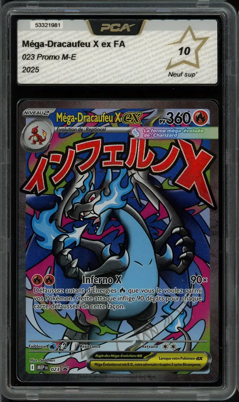 PCA 10 Méga Dracaufeu X Ex