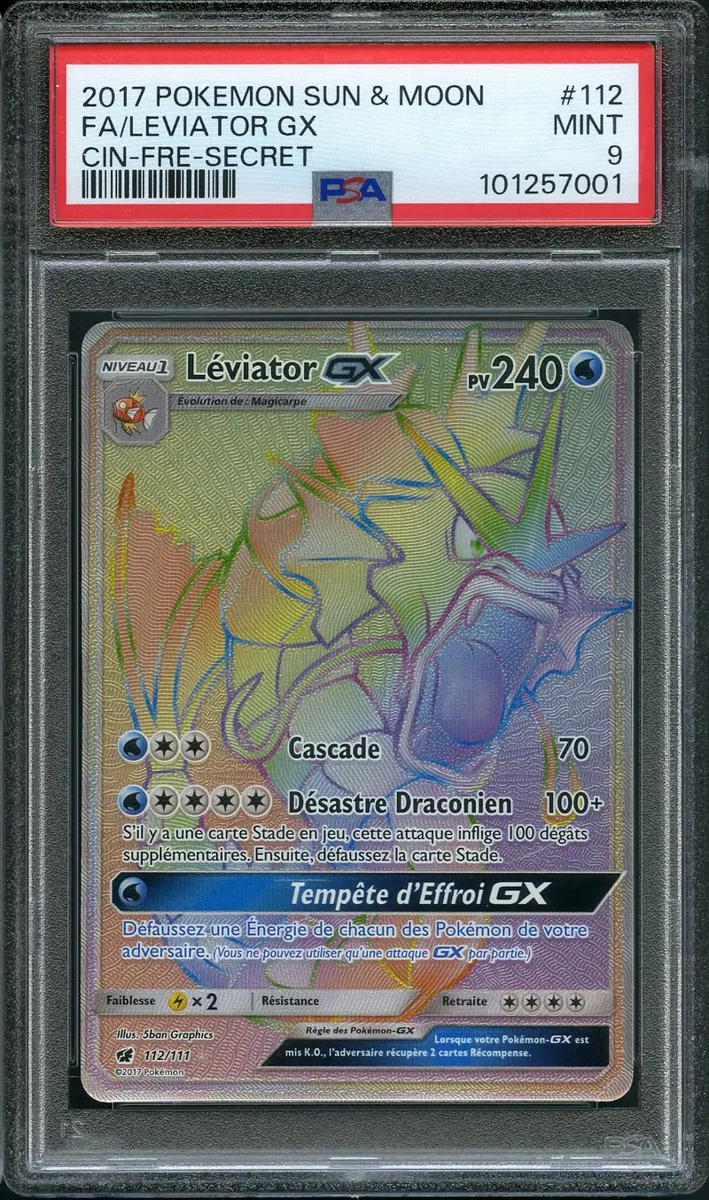 PSA 9 Léviator Gx Rainbow