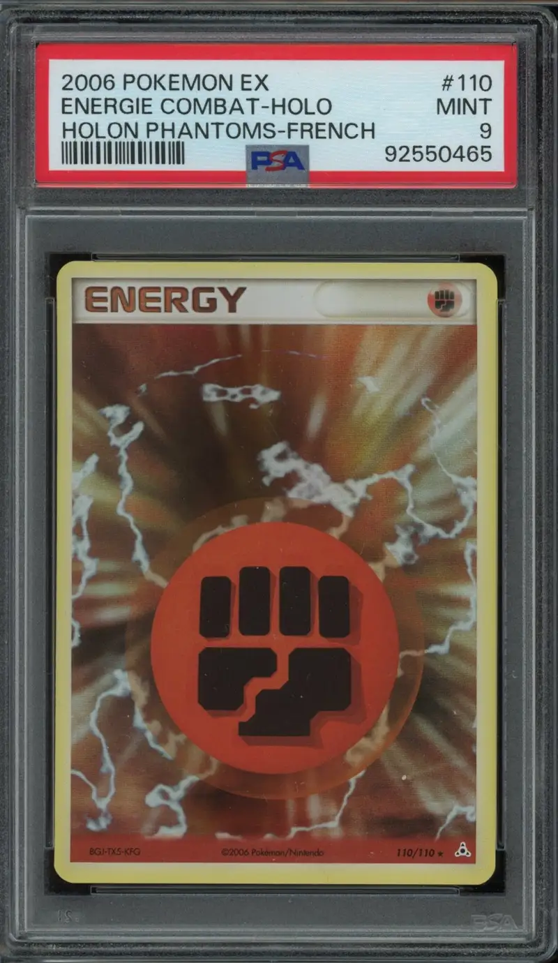 PSA 9 Energie Combat Holo