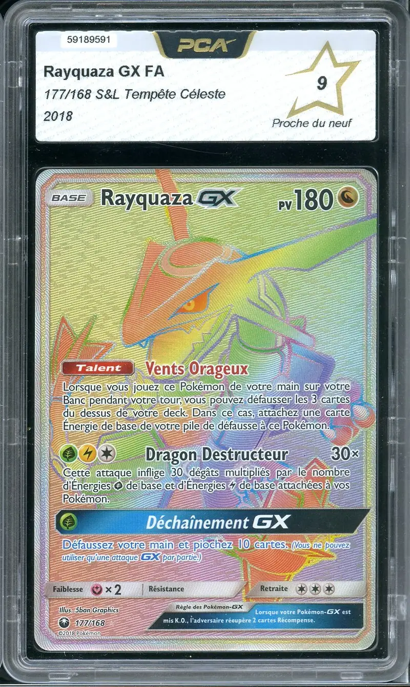 PCA 9 Rayquaza Gx Rainbow