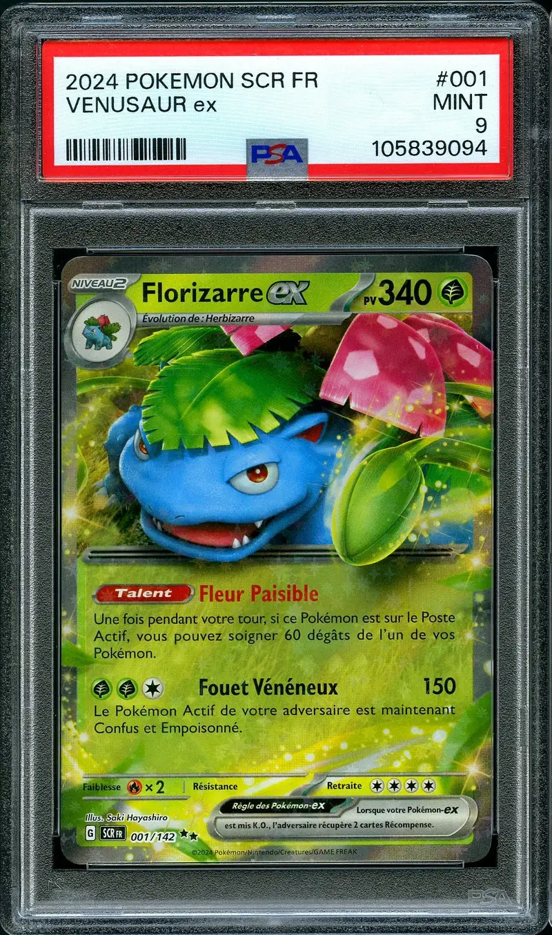 PSA 9 Florizarre Ex