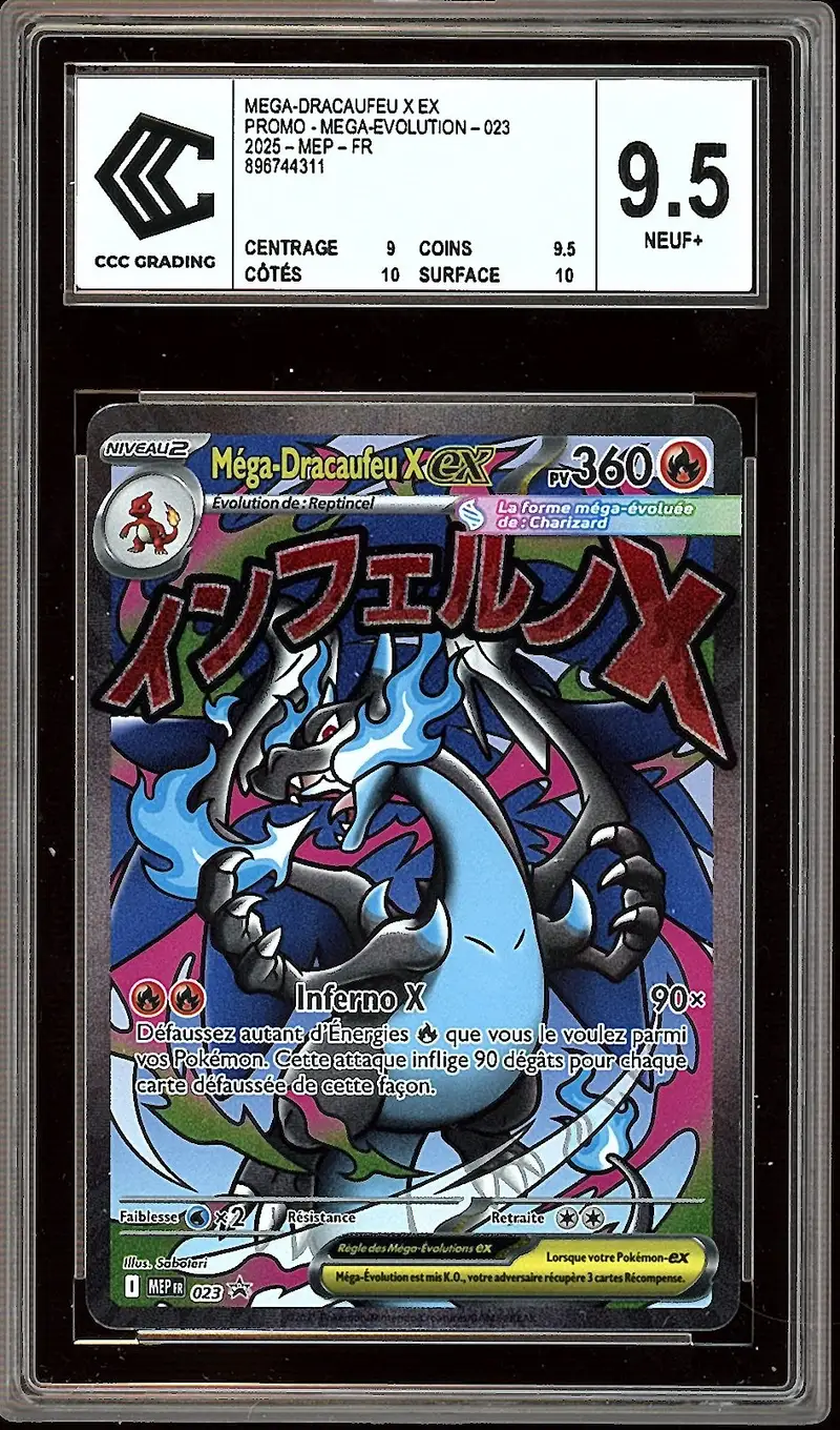 CCC 9.5 Méga Dracaufeu X Ex