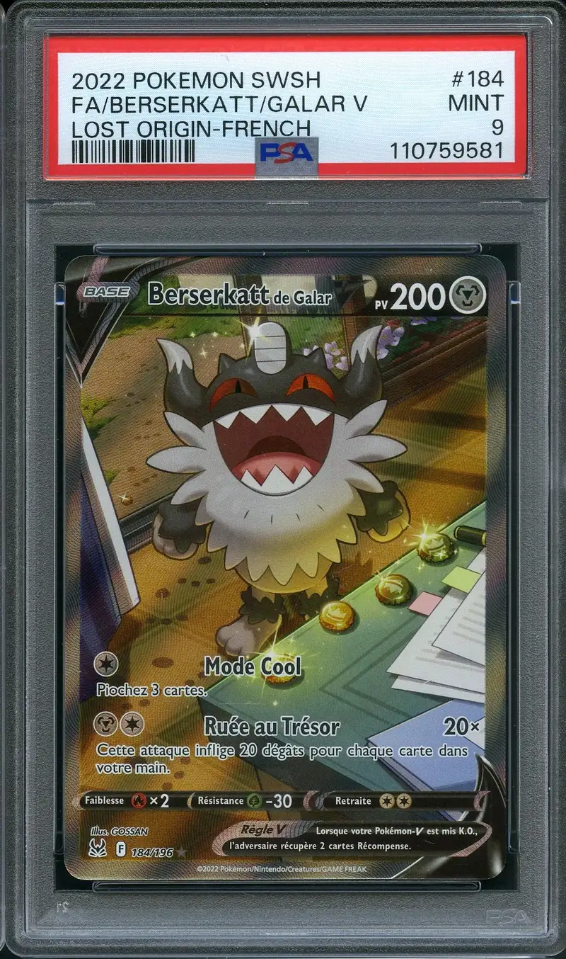 PSA 9 Berserkatt de Galar V