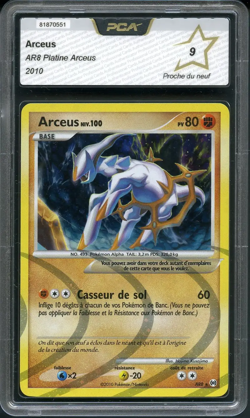 arceus holographic card  Complete Japanese Set featuring all 9 types of Arceus from both Advent of Arceus and Arceus Decks! These cards have a sick double holo pattern and ripple effect! Which one This attack does 10 damage to each of your opponents Benched Pokemon Pokmon Arceus V Alternate Full