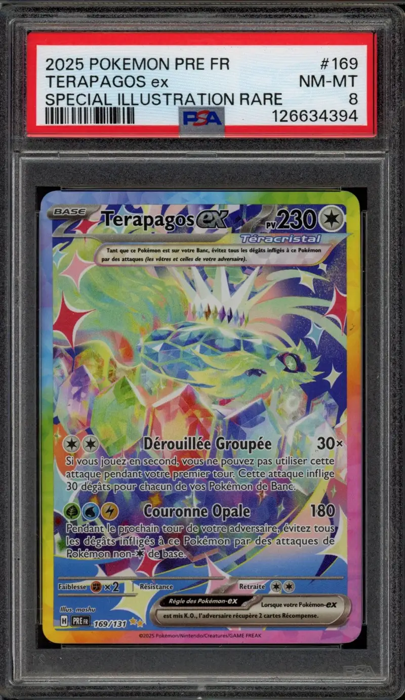 PSA 8 Terapagos Ex