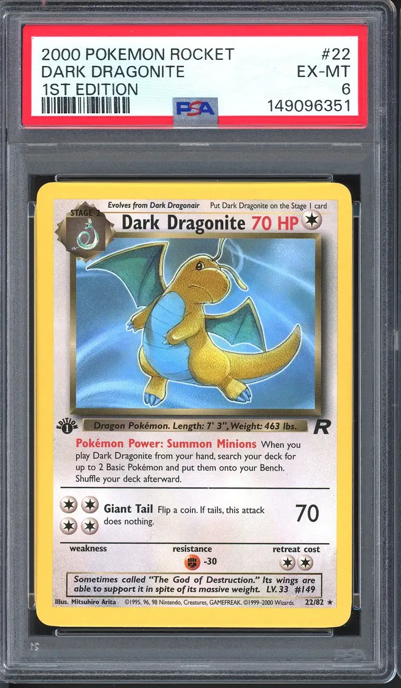 PSA 6 Dark Dragonite