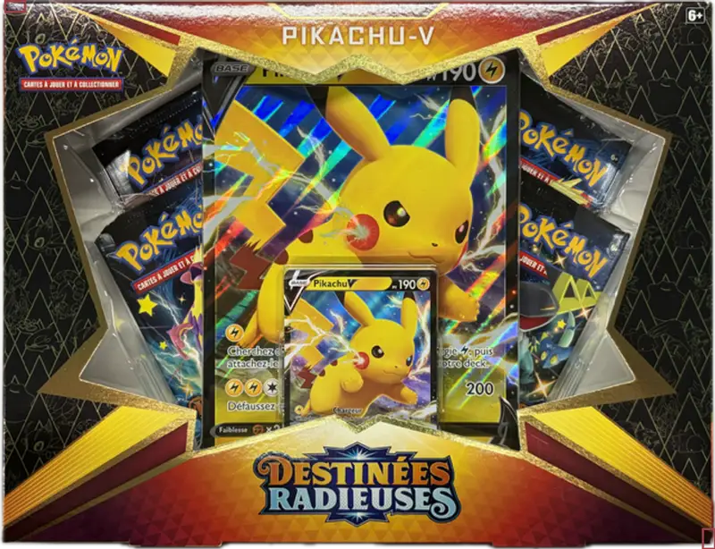 Coffret EB4.5 Destinées Radieuses Pikachu V