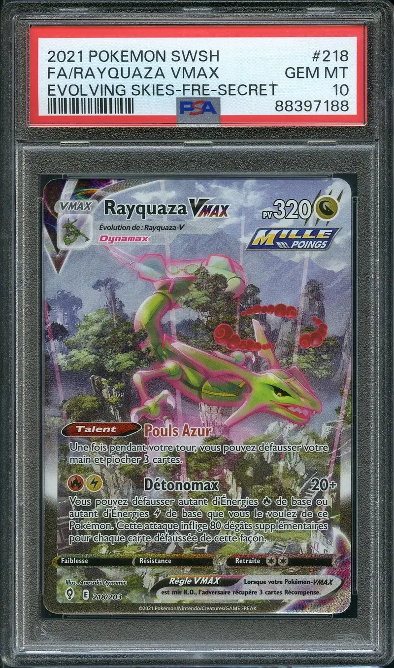 PSA 10 Rayquaza VMax