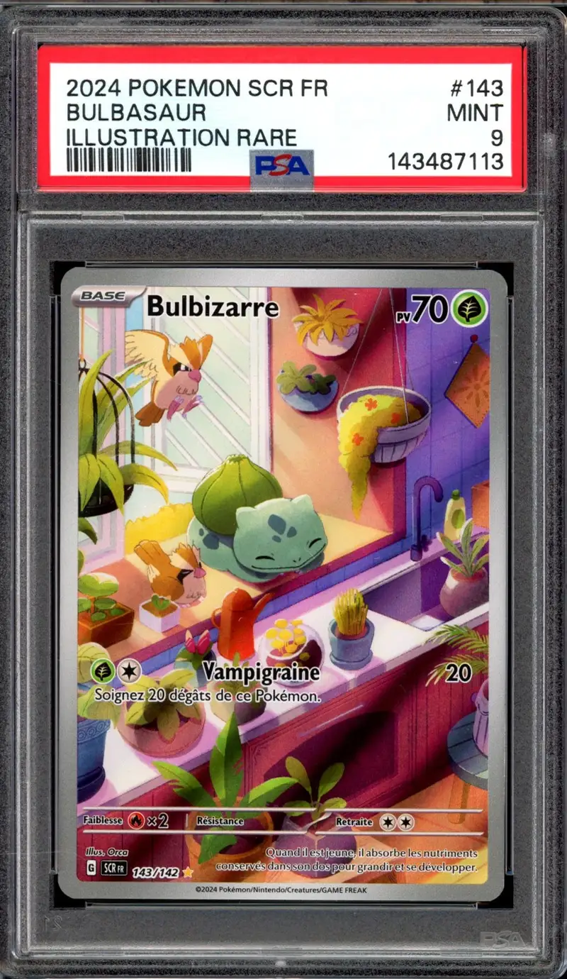PSA 9 Bulbizarre