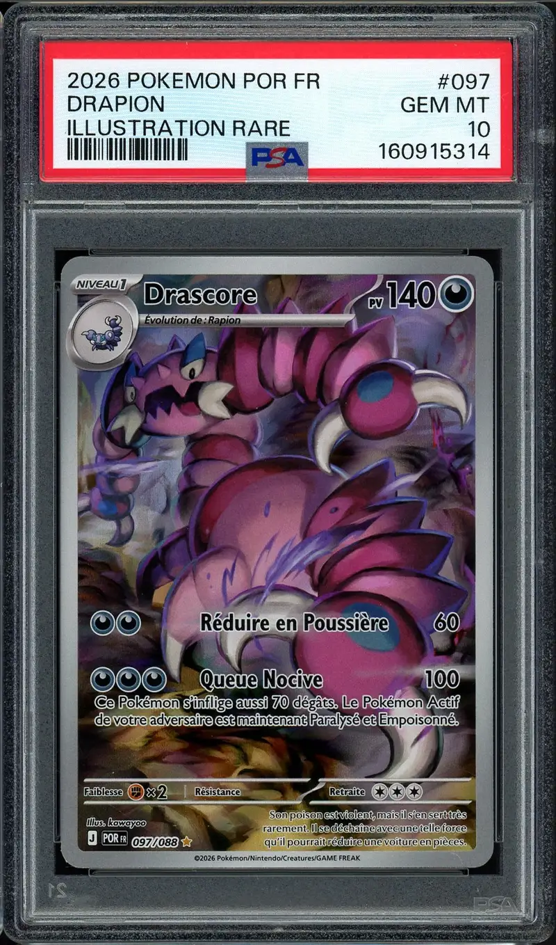 PSA 10 Drascore